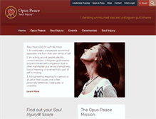 Tablet Screenshot of opuspeace.org